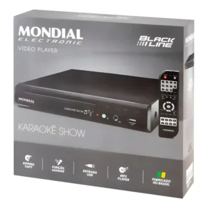 Dvd Player Mondial D-20 Com Karaokê Mp3 Usb Il Bivolt