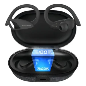Fone Bluetooth H'maston Rs-53 Up Esportivo 15h Corrida Rs-53-preto compatível com Iphone e Android.