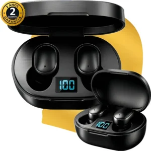 Fone Ouvido Bluetooth 5.3 Sem Fio Estojo Bateria Longa Duração Portátil Tela Display Digital Led Prova Dagua Compatível C Xiaomi Celular Redmi Anti Ruido Tws Wirelles Profissional