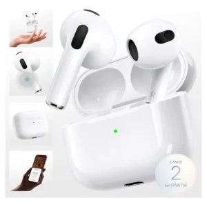 Fone Ouvido Bluetooth 5.4 Sem Fio Estojo De Carregamento Anti Ruido A Prova Dagua Compatível Com Ios Samsung Galaxy Android Tws Wireless Air Premium Microfone Touch Marca Pro Phone