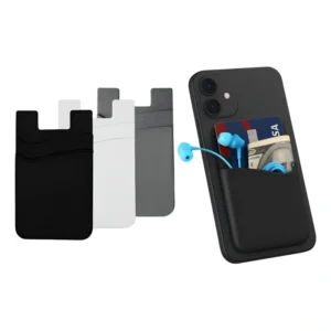 Kit 2 Porta Cartão Celular 2 Slots Adesivo Carteira Silicone