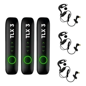 Kit 3 Mini Rádio Jbps Tlx3 Uhf