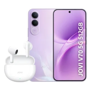Kit Jovi Smartphone V70 5g 512gb Câmera 200mp 8gb Ram Bateria 7000mah + Novo Fone Bluetooth Jovi Buds Air3