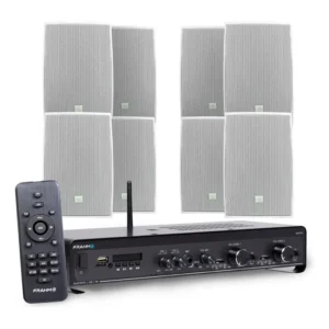 Kit Som Ambiente Bluetooth 8 Caixas Jbl Frahm Slim 2700