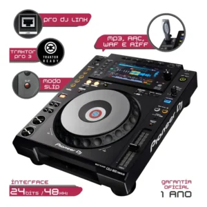 Leitor Cd Cdj 900nxs Midi Mp3 Pioneer
