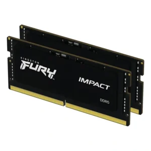 Memória RAM Fury Impact preto 32GB 2x16GB Kingston KF556S40IBK2-32