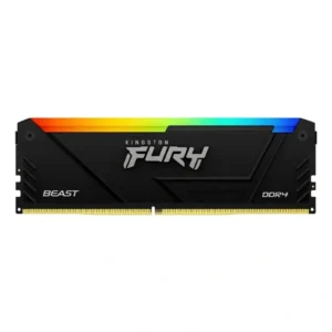 Memória RAM Kingston Fury Beast RGB DDR4 8GB 3200MHz para Desktop
