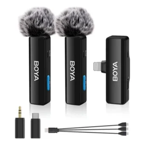 Microfone Boya Boyalink A2 Androidios 3.5mm Preto