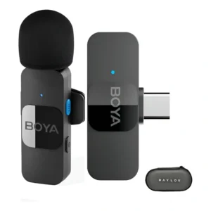 Microfone Boya BY-V10 Condensador cor preto