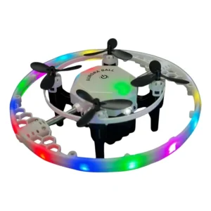 Mini Drone Aurora Ball Fx-41 Giratório Luzes Coloridas Rgb