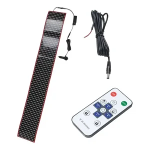 Painel Matricial Led Flexível Rgb Programável Usb