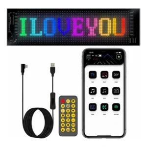 Placa Painel Led Flexível Rgb Bluetooth Programável