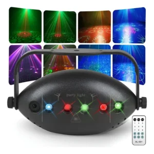 Projetor Luz Laser Festa Iluminacao Dj C Controle Remoto 5v