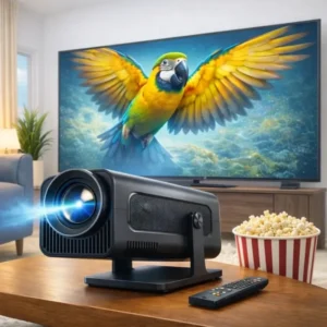 Projetor Portátil Maxnova Bluetooth Wi-Fi Full HD 4K Mini HDMI USB Preto