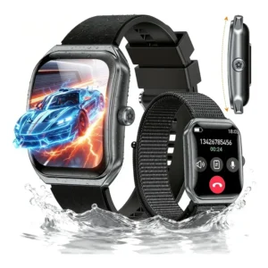 Relógio Inteligente Smartwatch Chamadas Bluetooth Novante Masculino Feminino Digital Esportivo IP68 Notificações Instantâneas 1.95 Amoled Tela Curva 380mah Monitoramento Frequência
