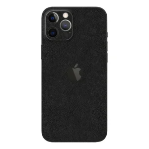 Skin Premium Couro Preto Compativel Com Iphone 16 Pro Max