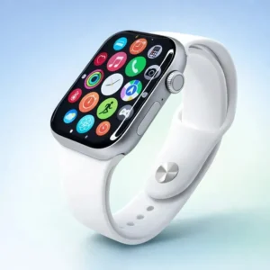Smartwatch 3Tech S10 Série 10 Prateado de 46 mm Com 1 Pulseira Branca