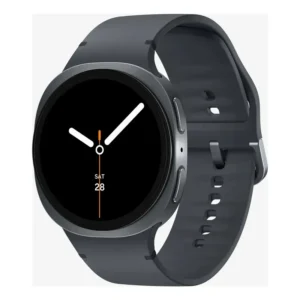 Smartwatch Samsung Galaxy Watch 8 40mm BT GPS, Branco com Pulseira Milanês Cinza-escuro