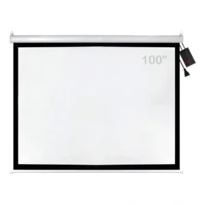 Tela de Projeção Elétrica Retrátil 100'' CSR 43 Controle Remoto