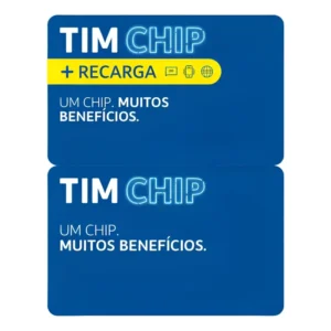 Tim Chip Kit 20 Unidades 10 Sem Recarga E 10 Com Recarga