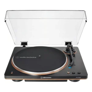 Toca-discos Audio-technica Lp70x Bluetooth Preto E Bronze