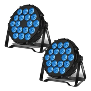 Yowellgo Canhão Led Rgbw Luz De Palco Dmx Dj Ktv 18x18w 2pcs