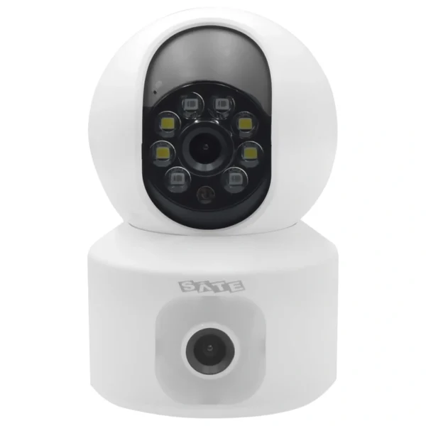 Câmera de Segurança Satellite A-CAM001 Indoor Wi-Fi - Branco | 720p HD