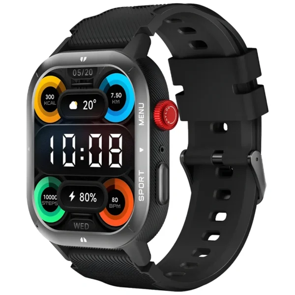 Relógio Smartwatch Haylou Iron Neo HF014 - Preto 3 ATM Bluetooth Android