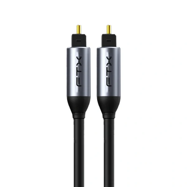 Cabo Optico FTX Premium Toslink CT-AV380-P04GN-S1 - 1M 115816 Preto / Cinza | Óptico