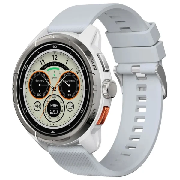 Relógio Smartwatch Haylou Solar Ultra HF009 - Prata Solar Lite IP68 Bluetooth