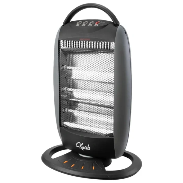 Aquecedor KRAB Cuarzo Oscilante KBEO1200 1200W 220V - Cinza