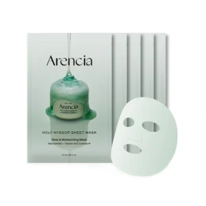 Máscara Facial Arencia Holy Hyssop Sheet - 5 Unidades