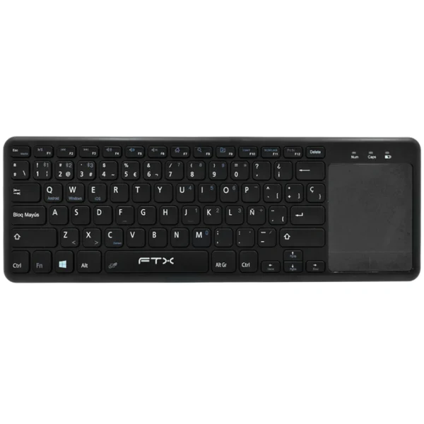 Teclado + Touchpad FTX B023 Bluetooth Espanhol - Preto (106012) Família Windows