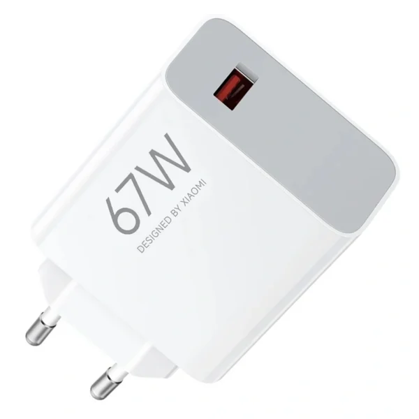 Carregador Tomada Xiaomi MDY-12-EH USB 67W - Branco Padrão BR