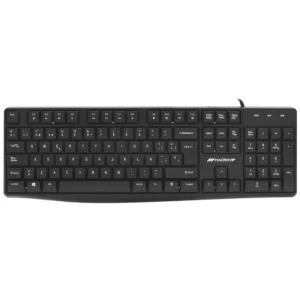 Teclado Macrovip MV-K801UB-SP USB Espanhol - Preto