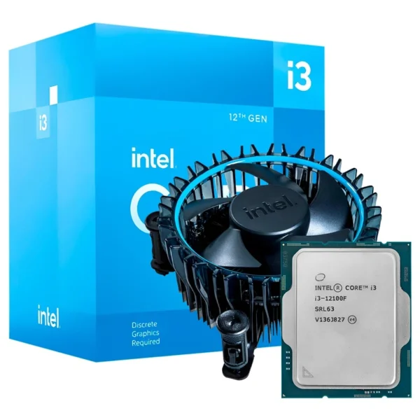Processador Intel Core i3 12100F Socket LGA 1700 3.30GHz 12MB Até 4.30GHz