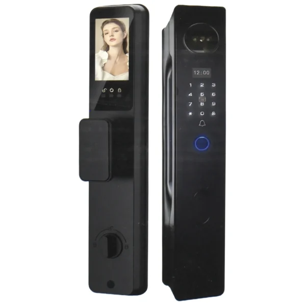 Fechadura Digital Satellite SL-82M Smart Door Lock 3D Face - Preto
