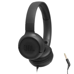 Fone de Ouvido JBL Tune T500 Pure Bass Com Fio - Preto
