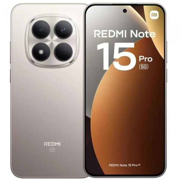Celular Xiaomi Redmi Note 15 Pro 5G 8GB de RAM 256GB Tela 6.83 AMOLED 1.5K de 6.83"