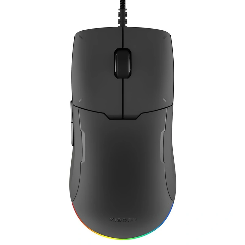 Mouse Gamer Xiaomi Lite YXSB01YM USB RGB - Preto Com fio