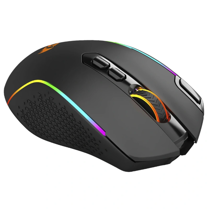 Mouse Gamer Redragon M810RGB-PRO Taipan Pro Wireless - Preto USB Receiver - Imagem 2