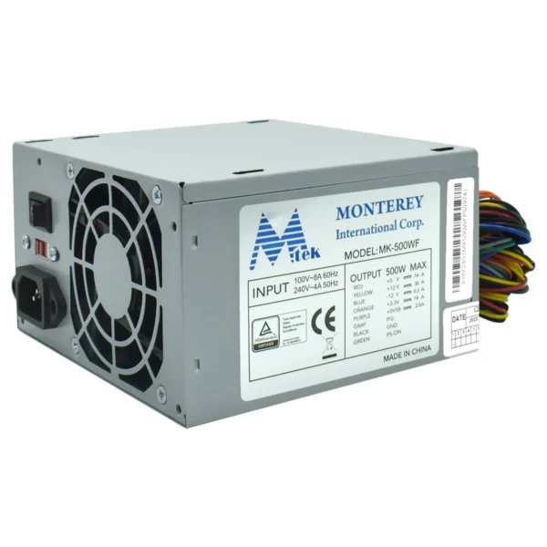 Fonte de Alimentação Mtek MK-500WF 500W Não Modular ATX