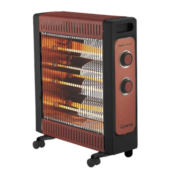 Aquecedor Quanta QTEEC220 Quartzo 2200W 110V - Preto Vermelho