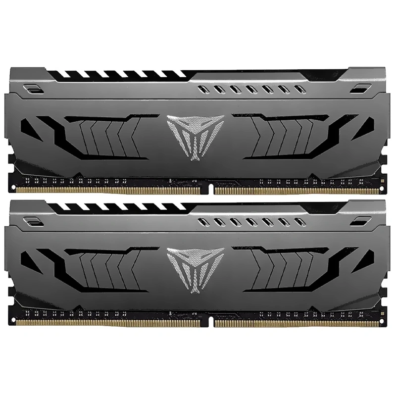 Memória RAM Patriot Viper Steel DDR4 8GB (2x4GB) 3200MHz - Cinza (PVS48G320C6K)