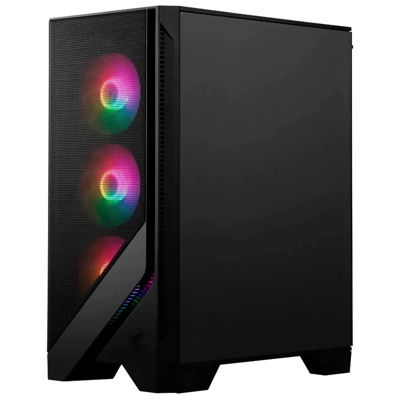Gabinete Gamer MSI Mag Forge 120A Airflow Mid Tower 6 Cooler RGB - Preto - Imagem 3