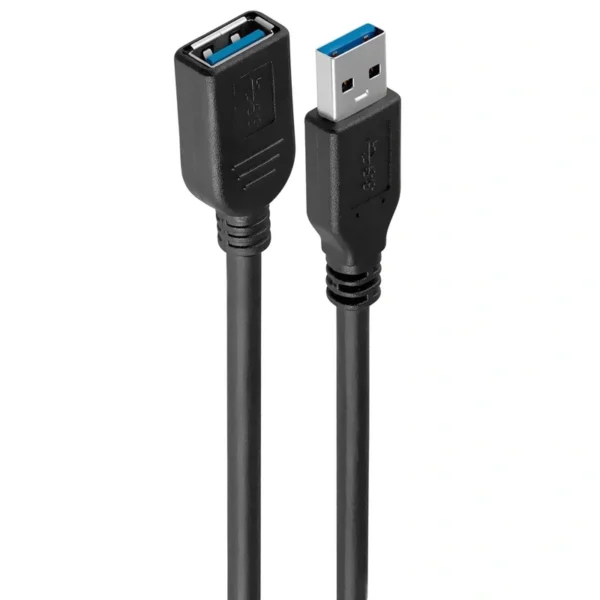 Cabo de Extensão USB para USB 3.0 Macho Fêmea - 1.5M USB 3.0 Macho para USB Fêmea