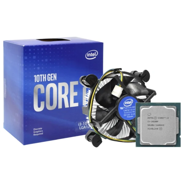 Processador Intel Core i3 10100F Socket LGA 1200 3.6GHz 6MB Até 4.30GHz