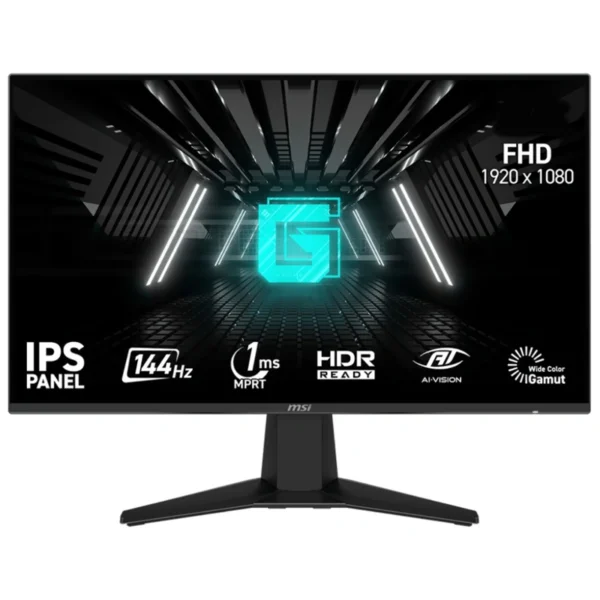 Monitor MSI G242L E14 23.8 Tela 23.8" 1920 x 1080 (FHD) 144Hz IPS 1 ms (MPRT) / 4 ms (GtG)