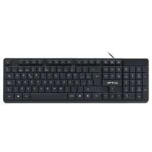 Teclado FTX K87 USB Espanhol - Preto