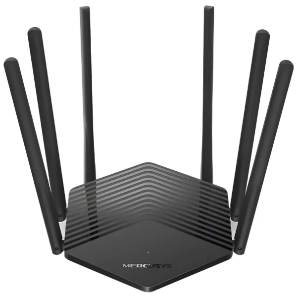 Roteador Mercusys MR50G AC1900 Dual Band 2.4GHz 5GHz 6 Antenas - Preto